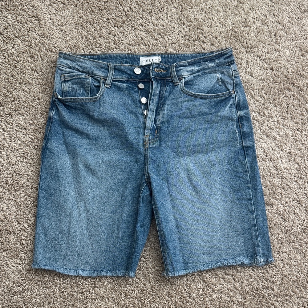 Cello Bermuda Style Jean Shorts